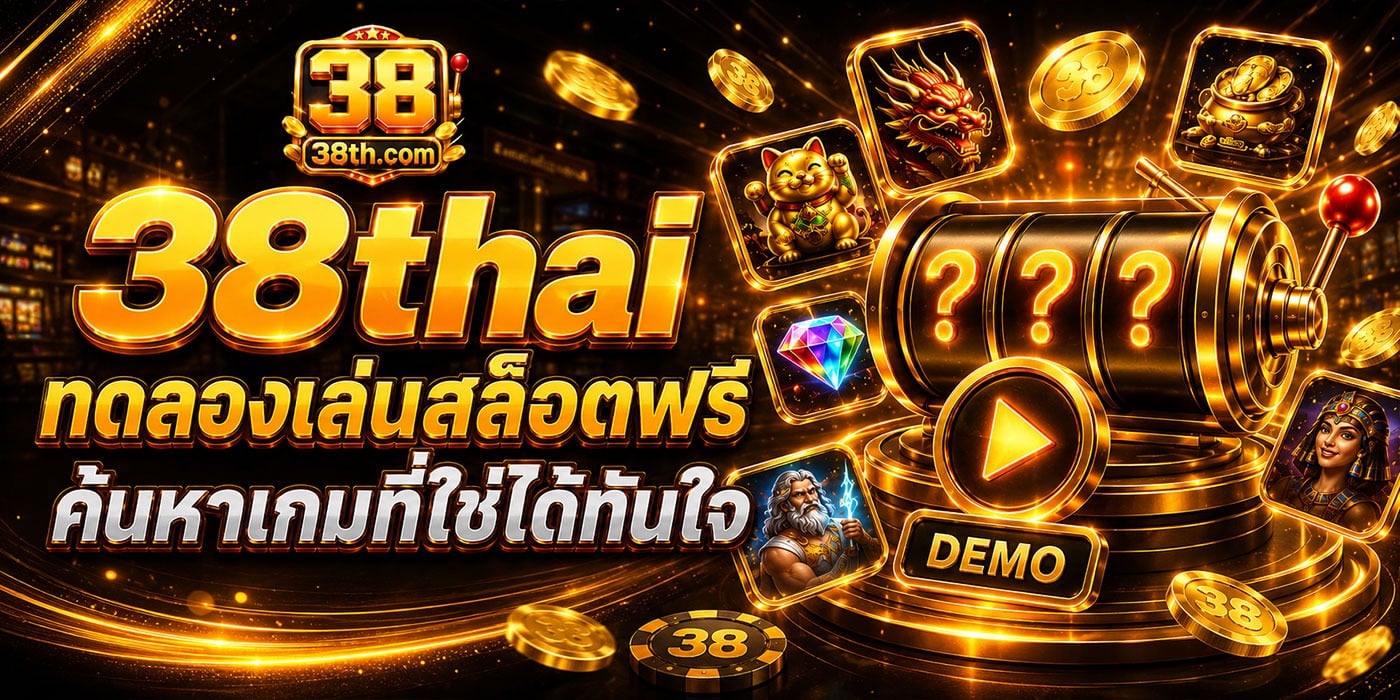 38thai ทดลองเล่นสล็อตฟรี ค้นหาเกมที่ใช่ได้ทันใจ