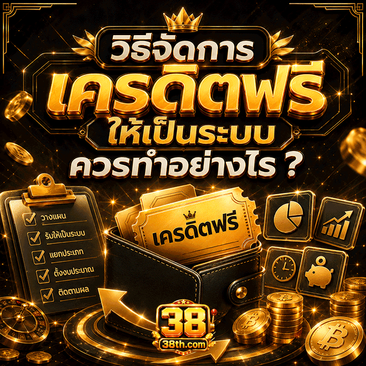 วิธีจัดการเครดิตฟรีให้เป็นระบบ