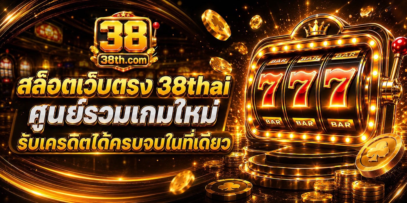 สล็อตเว็บตรง 38thai ศูนย์รวมเกมใหม่ รับเครดิตได้ครบจบในที่เดียว
